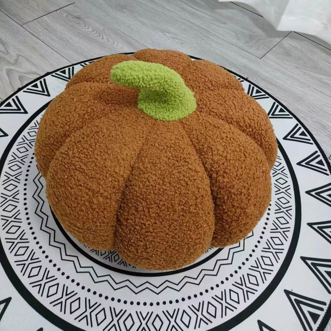 공룡 소파 의자 키즈카페 장식 알파카, 호박 스툴 브라운