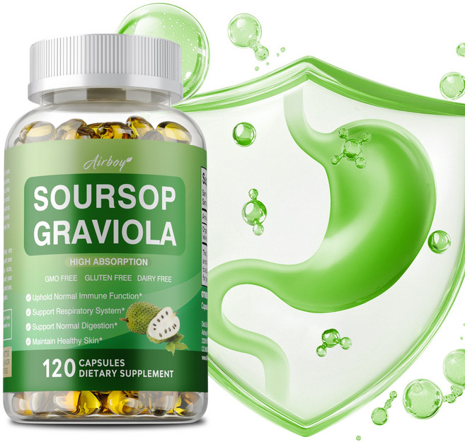 사워솝 그라비올라 1000mg - 산화 반응 감소 젊고 활력 있는 피부 유지, 1개, 60정