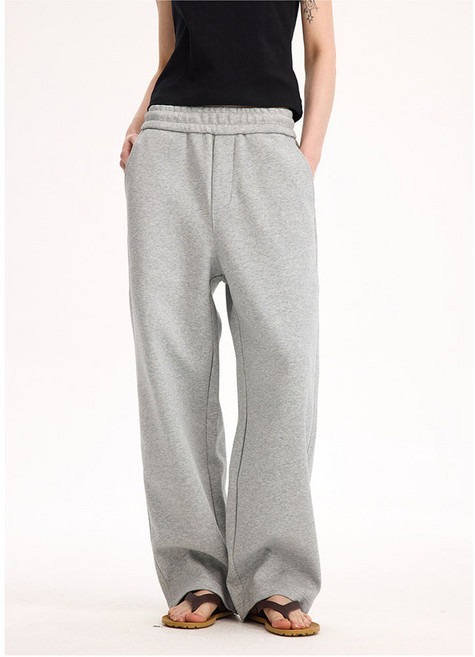 아닐라 남여공용 밴딩 스트레이트핏 팬츠 핀턱 트레이닝 바지 츄리닝 빅사이즈 여성바지 남성바지