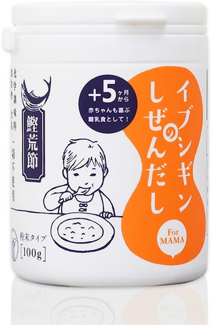 ORIDGE 無食鹽昆布柴魚粉，嚴選鹿兒島鰹魚節與北海道昆布，適合寶寶副食品調味, 1個, 100g