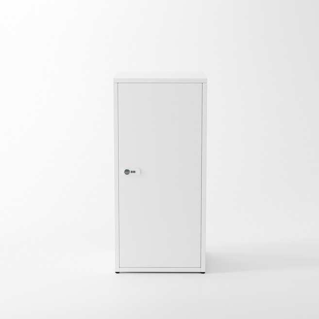 비유가구 Diana 1문 캐비넷 락커, 흰색