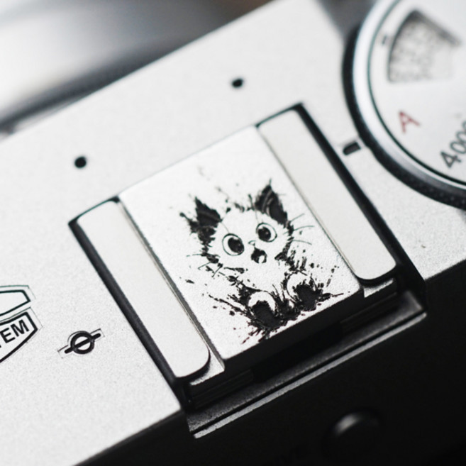 소니 A7C2 A7M4 Fujifilm X100V XT50 Nikon ZFC D850 Z8 Lumix S9 Canon R5 R3 보호 캡용 카메라 금속 핫슈 커버, [00] For sony camera, [01] hot shoe only 01