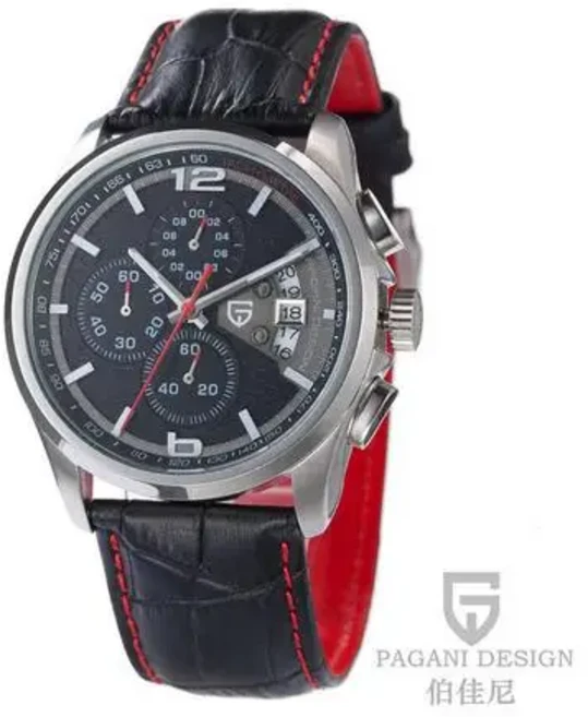 PAGANI DESIGN 남성호환 크로노 그래프 시계 럭셔리 브랜드 쿼츠 스포츠 손목 다이브 30m 캐주얼 relogio m