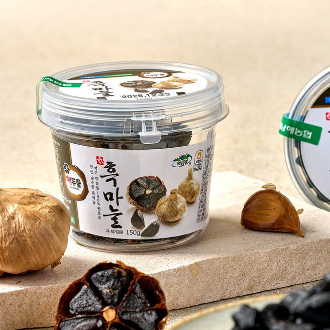 남해 마늘 흑마늘 통마늘 쪽마늘, 1개, 깐흑마늘 150g