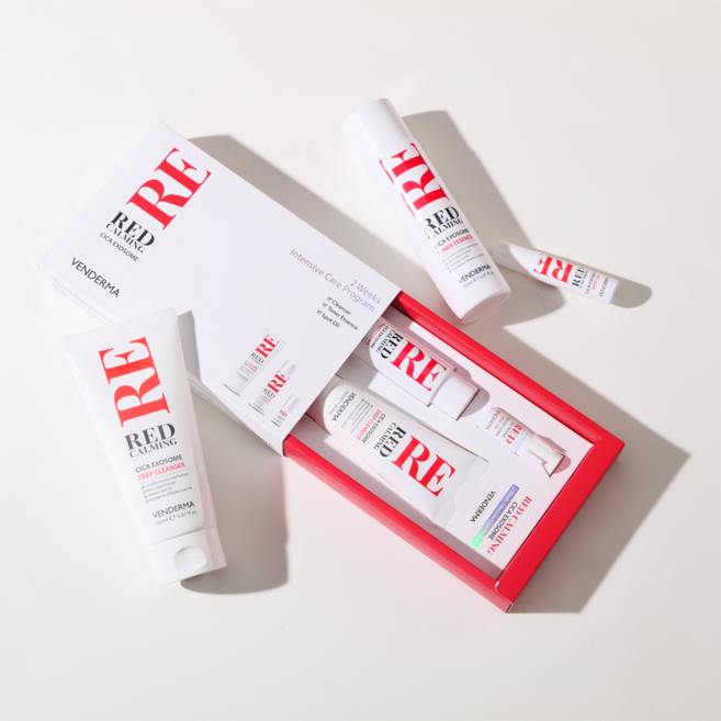 벤더마 레드카밍 시카 엑소좀 2주집중케어 기초세트 비건인증 모공 얼굴붉은기 좁쌀 진정 여드름화장품, 레드카밍 시카 엑소좀2주집중케어 프로그램세트, 1세트