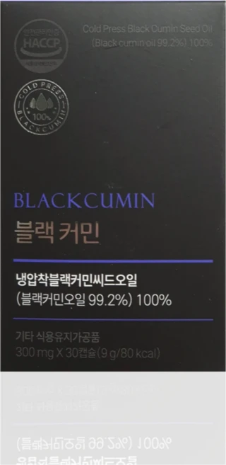 블랙커민 블랙시드 오일 300mg, 블랙커민 1개, 1개, 30정 - 쿠팡