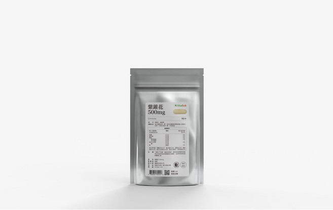 VitalBulk 紫錐花 500mg 膠囊, 1罐, 90顆