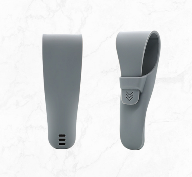 뚱보 휴대용 실리콘 면도기 보관케이스, 2개, 연그레이 면도기케이스