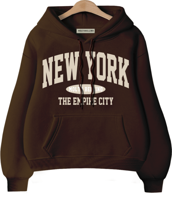 몰토벨리노 뉴욕엠파이어MB 여성 오버핏 후드티