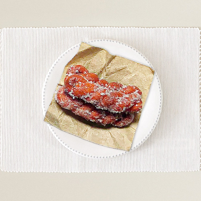 납골당 꾸미기 미니어처 단품 분식 양식 미니어쳐 제사상 상차림, [분식]꽈배기