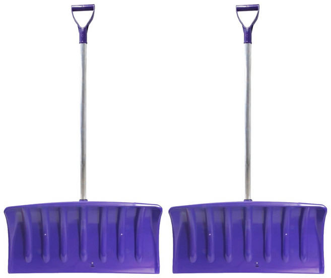 대형 눈 넉가래(1+1) 다용도 넉가래 제설삽, 2개