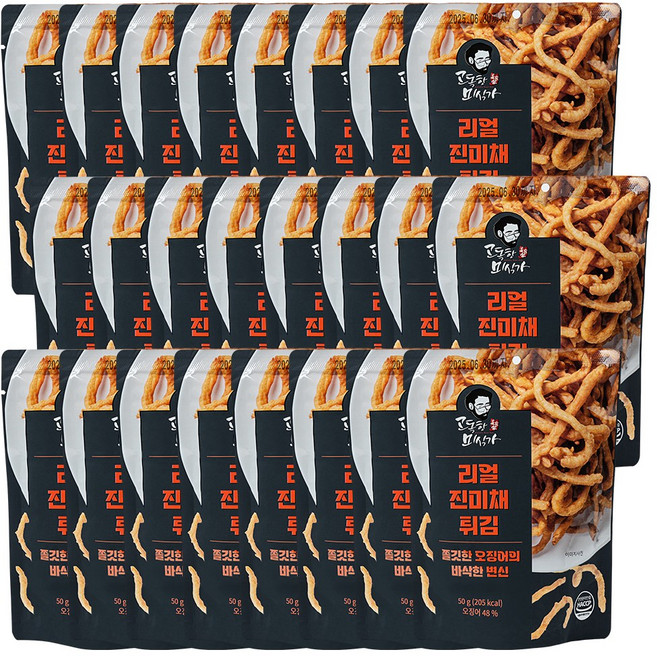 고독한미식가 국내가공 리얼진미채튀김 오징어튀김 맥주안주, 24개