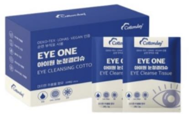 아이원 눈청결 티슈, 1개, 30매입