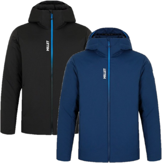 밀레 [봄가을] 남자 신소재 소재를 사용하여 털빠짐 걱정이 없는 간절기 가벼운 경랑 패딩 점퍼