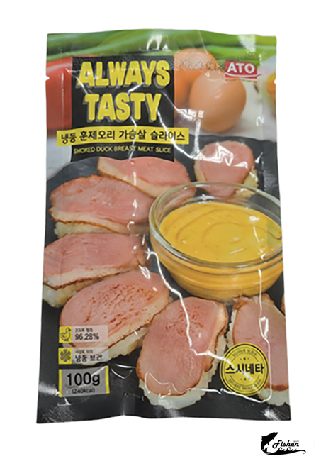 피쉬앤 초밥재료 골라담기 모듬 초밥만들기, 1개, 초밥용 훈제오리가슴살 슬라이스