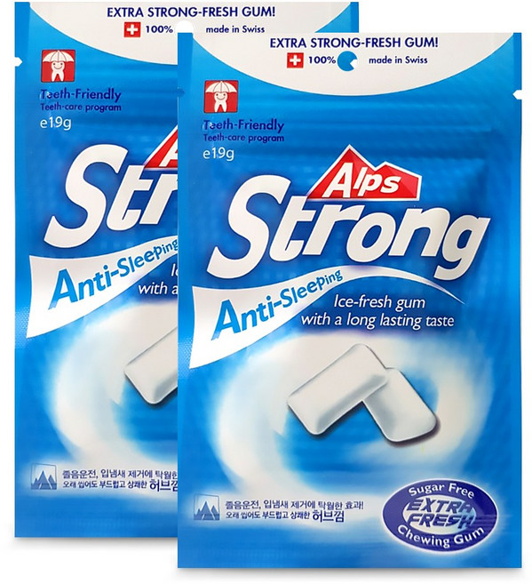 알프스스트롱 리필껌, 2개, 19g