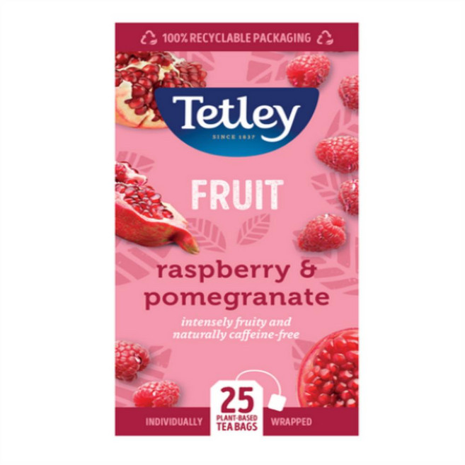 테틀리 라즈베리&석류 티백, 1.748g, 25개입, 2개