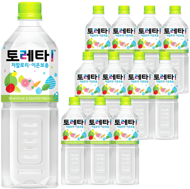 토레타 이온음료, 900ml, 12개