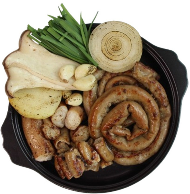 한우 소곱창 대창 막창 염통구이 모듬구이 3인 밀키트 캠핑음식 홈키트, 1개, 760g