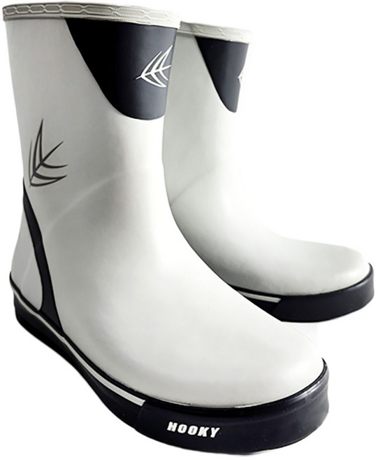 후키 선상장화 그레이 낚시 발목 장화 미끄럼방지 고무 갯벌, 그레이/270