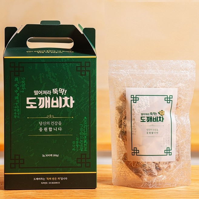 도깨비차 선물세트 2g 30티백-여주 돼지감자 스테비아잎 우엉 칡꽃봉우리), 1세트, 30개입