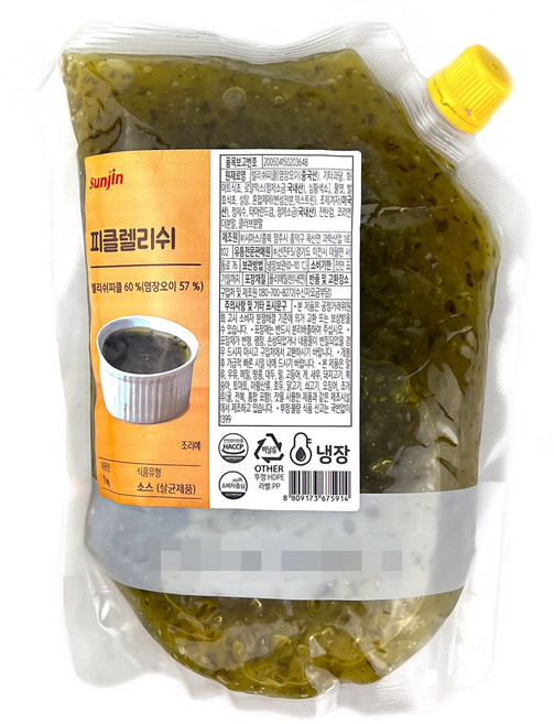 선진 피클 렐리쉬, 1kg, 1개
