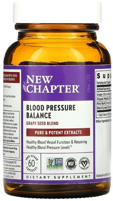 뉴챕터 혈압균형 60비건캡슐, 60정, 1개 - 쿠팡