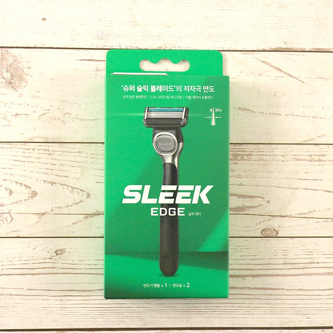 도루코 슬릭엣지면도기(기1+날2), 기1+날2, 1개