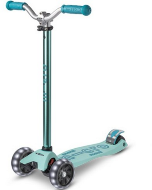 마이크로킥보드 맥시T 디럭스 프로 LED 킥보드, 블루, 1개