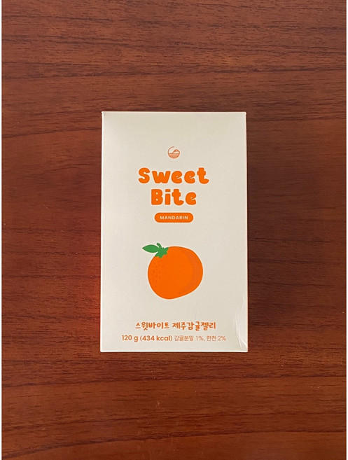 스윗바이트 제주감귤젤리 120g