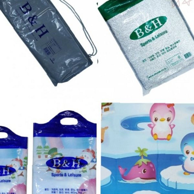 이동 간편 휴대 가능 방수 은박 코팅 깔개 야외 활동 소풍 나들이 캠핑 돗자리, 칼라돗자리-특대(180)