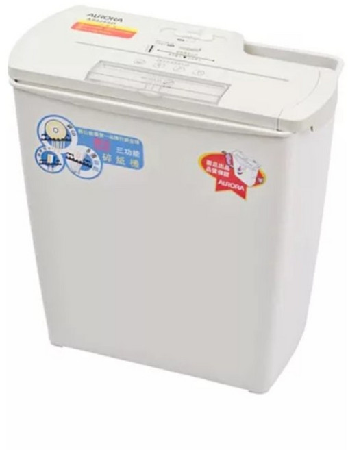 AURORA 震旦 AS828SD 直條式碎紙機, 碎紙機一台+ 保養潤滑包, 白, 828+