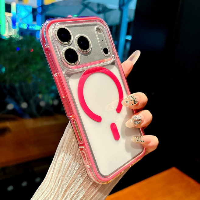 아이폰 17 16 15 프로 프로맥스 맥세이프 낙상 방지 핸드폰케이스 컬러 투명