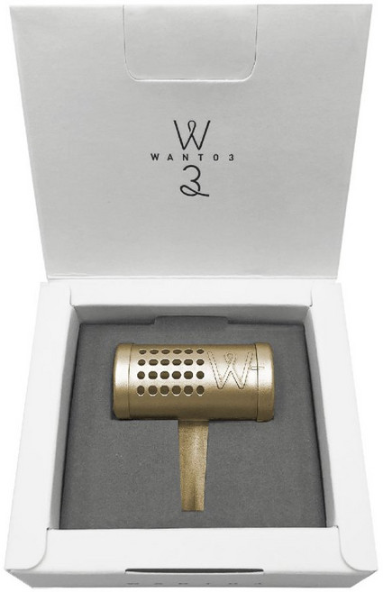 WANTO3 汽車香氛夾, 1個, CGD閃耀金