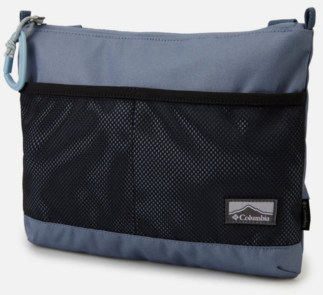 [매장판] 컬럼비아 크로스백 가방 데일리 여행 남녀공용 스트림 사코슈 백, OS, 블루(449)