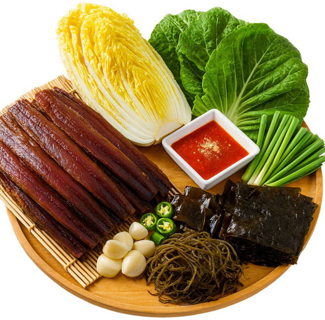 포항 구룡포 과메기 야채세트 해풍 자연건조 최상품 꽁치 손질 햇과메기 디아머스, 1개, 40미 80쪽 + 야채세트