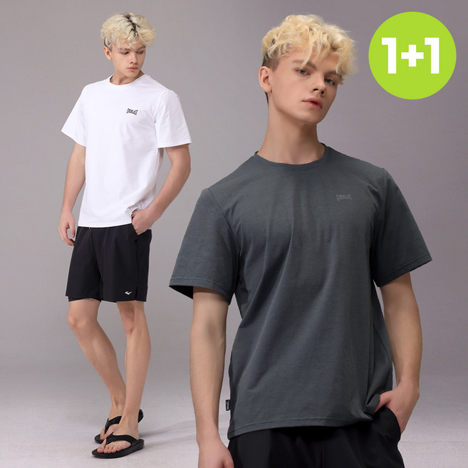 에버라스트 기능성 남자 반팔티 + 러닝쇼츠