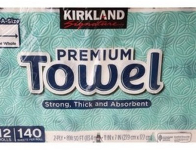커클랜드 키친타올 140매, 12롤, 3개