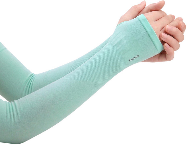 아이스 실크 쿨링 자외선 차단 고탄력 남녀공용 팔토시 10개