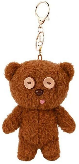미니언즈 인형 정품 슈퍼배드 귀여운 미니언즈인형 선물 열쇠고리, 정품 라이선스, 12cm 밥의 곰인형 팀 펜던트