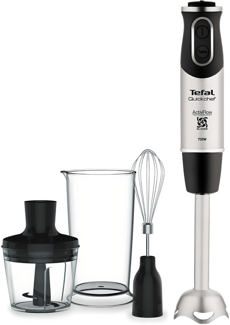 테팔 핸드블렌더 퀵쉐프 730W, HB6538KR - 핸드블렌더