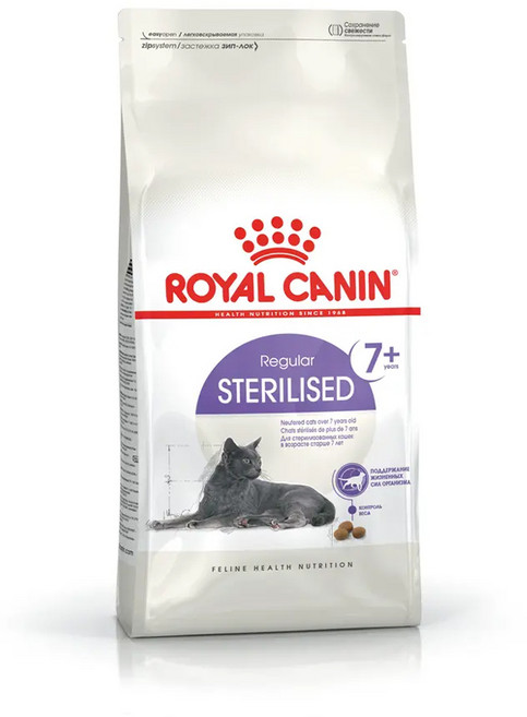 ROYAL CANIN 絕育熟齡貓專用乾糧 7+ 活力複合配方, 1.5kg, 1包, 絕育熟齡貓7+歲齡S36+7