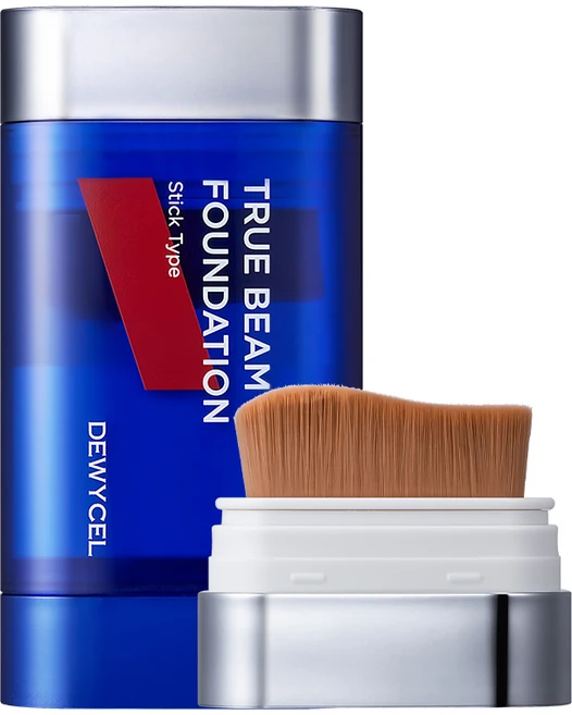 듀이셀 옴므 트루빔 스틱&브러쉬 파운데이션 SPF50+ PA++++ 24시간 지속, 1개, 12ml - 쿠팡