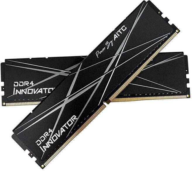 AITC INNOVATOR DDR4 3200MHz 16GB (8Gx2) 桌上型記憶體, 1套, KSD48G32C16INV-2B