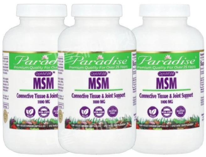 3개 파라다이스허브 MSM OPTIMSM 엠에스엠 옵티MSM 조인트서포트 1000mg 180정 - 쿠팡