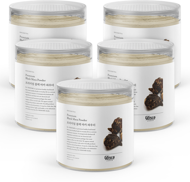 신서리티 프리미엄 블랙마카 파우더 젤라틴화 분말, 5개, 150g