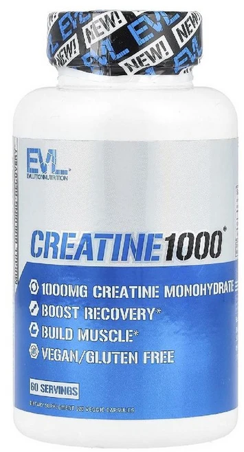 이보루션 뉴트리션 EVLution Nutrition Creatine1000 베지 캡슐 120정 EVL-02440, 1개 - 쿠팡