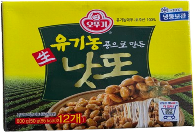 오뚜기 유기농 낫또 12개입 600g(아이스박스)