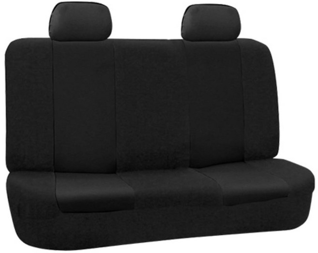 汽車椅套 適用於後座 黑色, 1個, 汽車座椅保護套-後座款