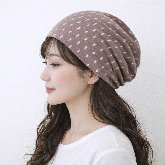 에코 사계절 수면 비니 실내 면 데일리 중년여성 두건 모자